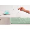 Brabantia Sinkside Silicone Dish Pot Drying Mat (Jade Green) Soft, Non-Slip Kitchen Counter Sink Top Drainer for Dishwashing(Jade Green)