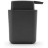 Brabantia Soap Dispenser 7oz (Jade Green) Handwash, Lotion, Shampoo Pump for Bathroom/Kitchen – Easy Refill, Easy Clean(Dark Grey)