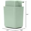 Brabantia Soap Dispenser 7oz (Jade Green) Handwash, Lotion, Shampoo Pump for Bathroom/Kitchen – Easy Refill, Easy Clean(Jade Green)