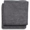 Brabantia x2 Microfiber Cleaning Dish Cloths (Dark Gray) Absorbent Hygenic Rags for Washing, Cleaning, Drying (12×12)(Dark Gray)