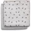 Brabantia x2 Microfiber Cleaning Dish Cloths (Dark Gray) Absorbent Hygenic Rags for Washing, Cleaning, Drying (12×12)(Light Gray)
