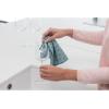 Brabantia x2 Microfiber Cleaning Dish Cloths (Dark Gray) Absorbent Hygenic Rags for Washing, Cleaning, Drying (12×12)(Mint)