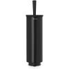 Brabantia Profile Toilet Brush and Holder (Black) Freestanding/Wall-Mounted Toilet Bowl Cleaner with Discreet Case Stand for Bathroom(Black)