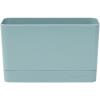 Brabantia Sink Organiser (Dark Gray) Non-Slip, Non-Scratch Kitchen Countertop Storage Caddy for Dish Brush, Soap, Cloths(Mint)