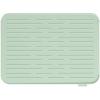 Brabantia Sinkside Silicone Dish Pot Drying Mat (Jade Green) Soft, Non-Slip Kitchen Counter Sink Top Drainer for Dishwashing(Jade Green)