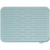 Brabantia Sinkside Silicone Dish Pot Drying Mat (Jade Green) Soft, Non-Slip Kitchen Counter Sink Top Drainer for Dishwashing(Mint)