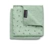 Brabantia x2 Microfiber Cleaning Dish Cloths (Dark Gray) Absorbent Hygenic Rags for Washing, Cleaning, Drying (12×12)(Jade Green)