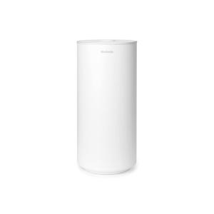 Brabantia Mindset Toilet Roll Dispenser (Mineral Fresh White) Anti-Rust, Discreet Bathroom Tissue Holder, 2 Spare Rolls (Ø 5.37″) Wall-Mountable Tidy Storage